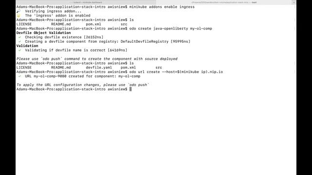 Cloud-native Java development in Minikube with odo and the Open Liberty devfile stack. смотреть онлайн