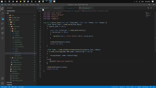 [ESP_IDF] Parsing Json