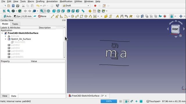 Learn FreeCAD Curves Workbench 21: Hexagon Mesh And Curved Text SVG, Extra Objects On Curved Surfac
