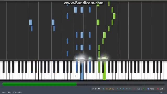 Synthesia - D.Gray Man: Changin´ (piano) смотреть онлайн