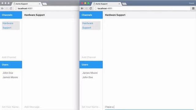 React Chat Application смотреть онлайн