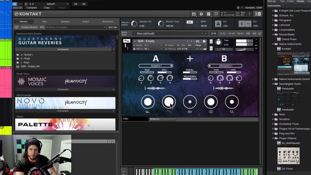Quartarone Guitar Reveries - Cinematic Guitar for KONTAKT смотреть онлайн