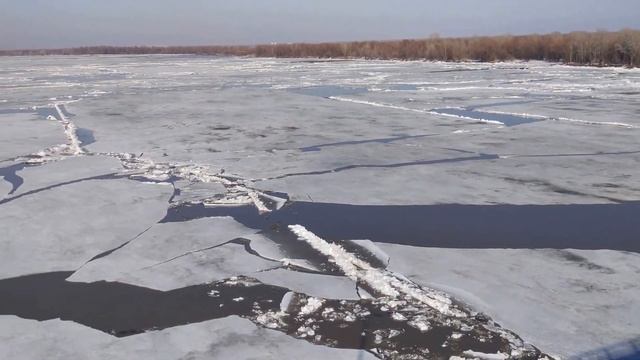 Ледоход Барнаул Обь 2017 смотреть онлайн