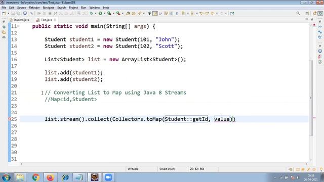 How to Convert List Object into Map Object using Java 8 Streams смотреть онлайн