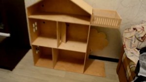 Кукольный домик своими руками , дом для кукол барби.