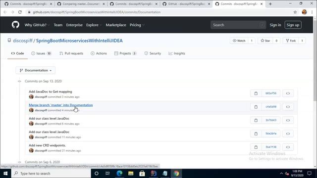 Branches, Commit, Pull Request, Merge in IntelliJ IDEA and GitHub: Example with Code смотреть онлайн