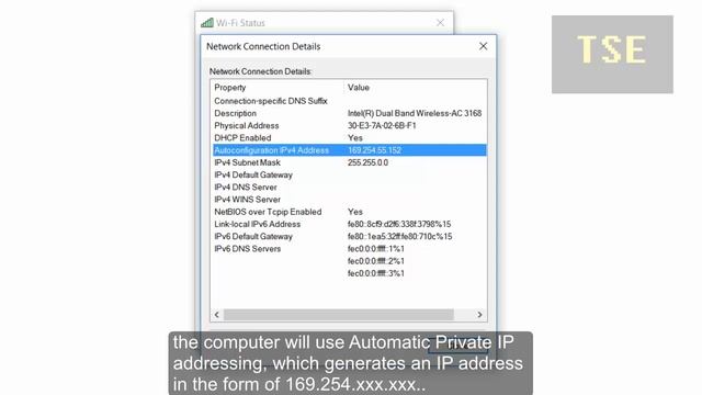 Autoconfiguration IPv4 Address 169.254.55.152 'Automatic Private IP Addressing (APIPA)' Windows 10 смотреть онлайн