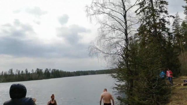 Озеро Ветренное (Pitkajarvi "Длинное озеро"). 10.05.2021. смотреть онлайн