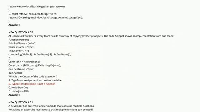 [Oct, 2023] Pdfvce JavaScript-Developer-I PDF Dumps and Exam Questions (Q15-Q30) смотреть онлайн