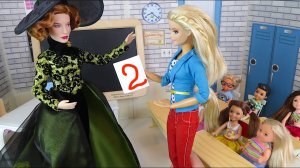 НОВАЯ УЧИТЕЛЬНИЦА Поставила Двойку перед всем классом  Мультик #Барби Школа Куклы про школу.mp4