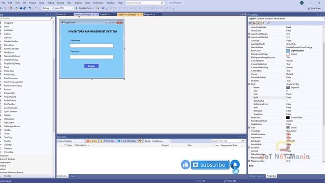 Create Windows Form Application (Win Form App) using .NET 5 смотреть онлайн