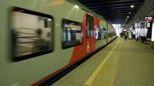 Прибытие поезда ласточка