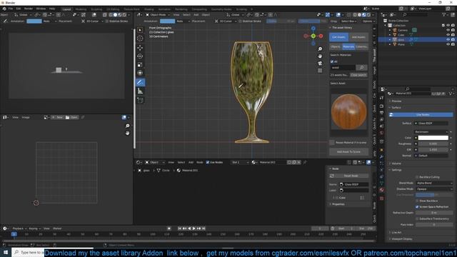 blender perfect glass settings for glass in eevee смотреть онлайн