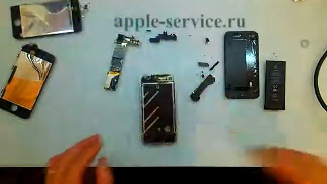 Замена стекла и дисплея iPhone 4 и 4s смотреть онлайн