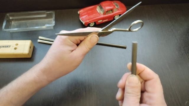 20.Lansky.простая заточка ножниц.Simple sharpening of scissors. смотреть онлайн