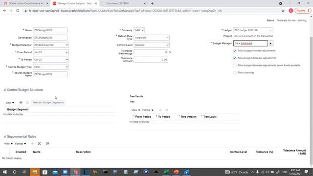 Oracle ERP Fusion -Financial module - Budgetary Control- 02 اوراكل فيوجن - الميزانية смотреть онлайн