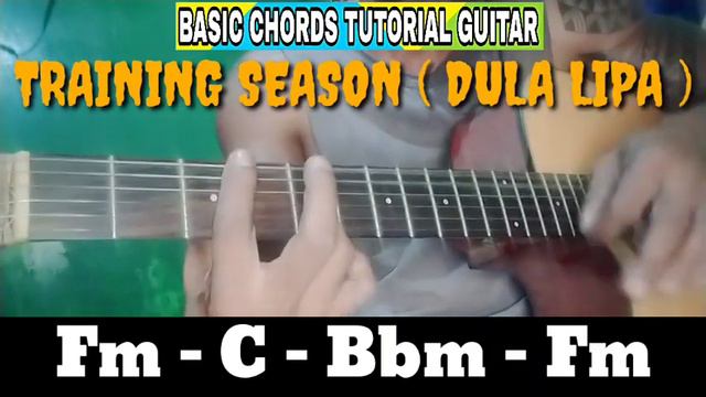 TRAINING SEASON ( DUAL LIPA ) BASIC CHORDS TUTORIAL GUITAR смотреть онлайн
