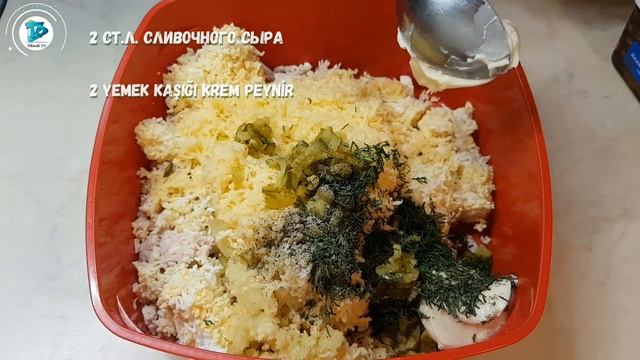 Бомбический салат "Мандарин" для новогоднего стола - простой рецепт - Turkce Altyazili смотреть онлайн