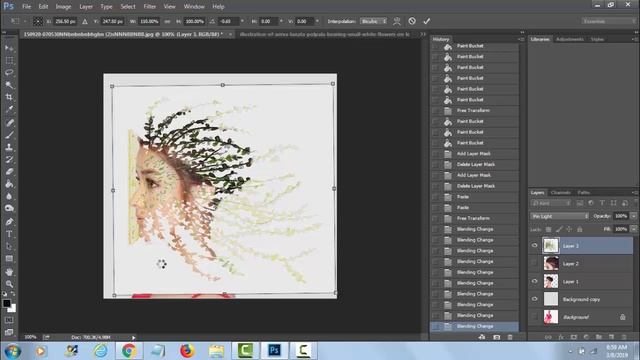 Double Exposure Effect Adobe Photoshop 2019 LIZA SOBERANO смотреть онлайн