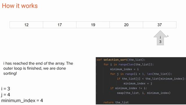 Python Algorithms - Selection Sort смотреть онлайн