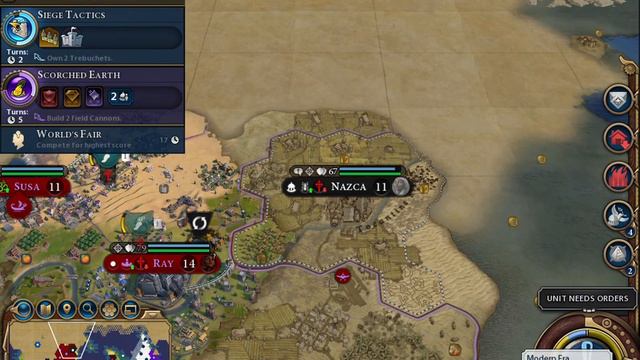 Let's Play Civilization 6 A-Z Challenge King Difficulty Episode 12(Mods) [Anglo-Saxon Aethelflaed] смотреть онлайн