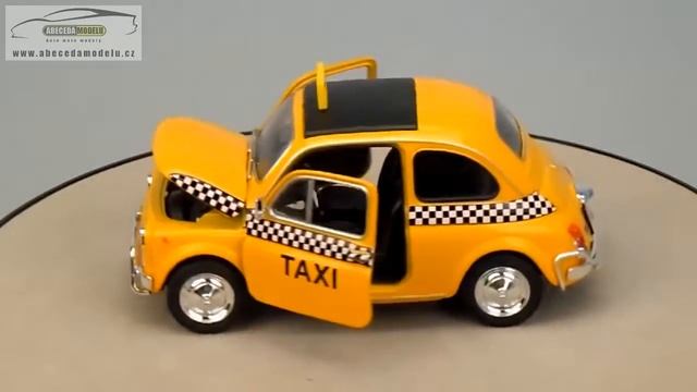 FIAT NUOVA 500 TAXI Welly 1/24 смотреть онлайн