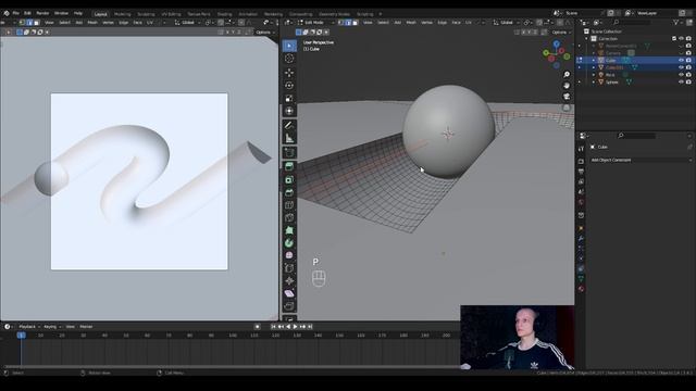 Создание циклической анимации в Blender за 10 минут | pudovkin смотреть онлайн