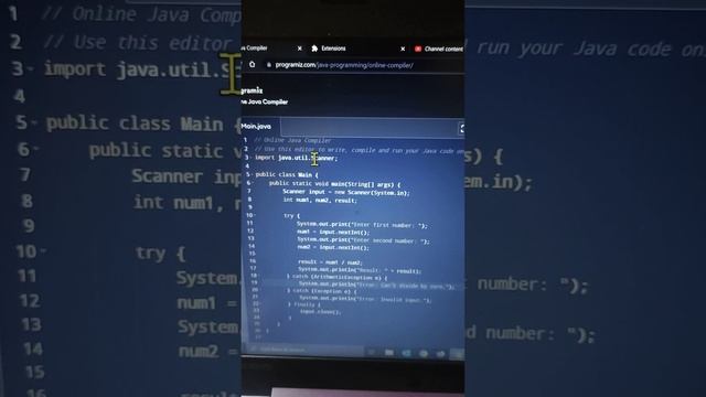 JAVA EXCEPTION HANDLING program Generated by ChatGPT. Brief result in Chatgpt.Good result. смотреть онлайн