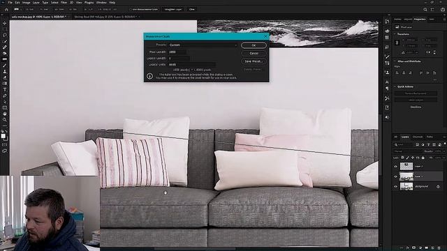ACCURATELY size your wall art mockups in PHOTOSHOP using the analysis tool смотреть онлайн
