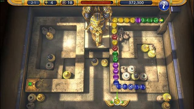 Luxor 2 HD - самая обыкновенная игра три в ряд смотреть онлайн