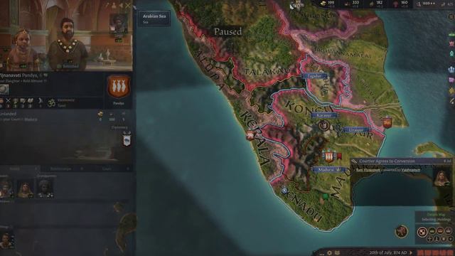 CK3 - Pandya Dynasty's Seven Holy Cities - 2 (unedited) смотреть онлайн