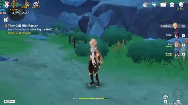 Genshin Impact On i5 4590+Intel HD 4600 смотреть онлайн