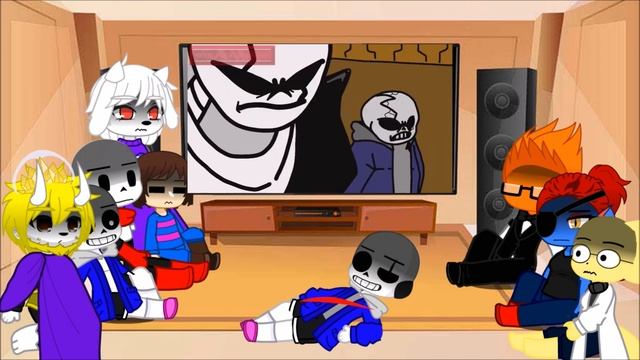 Undertale react to VHS vs ULB | Gacha смотреть онлайн
