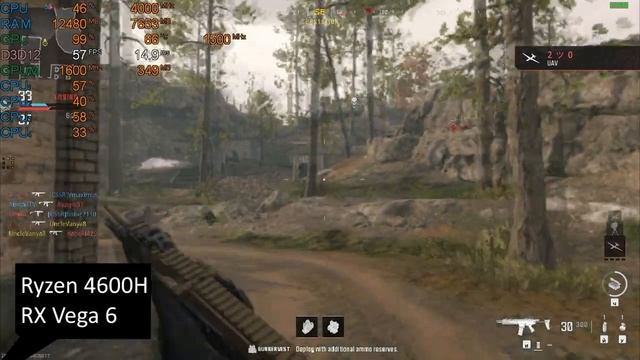 Call of Duty: Modern Warfare III open beta на ноутбуке (RX Vega 6) смотреть онлайн