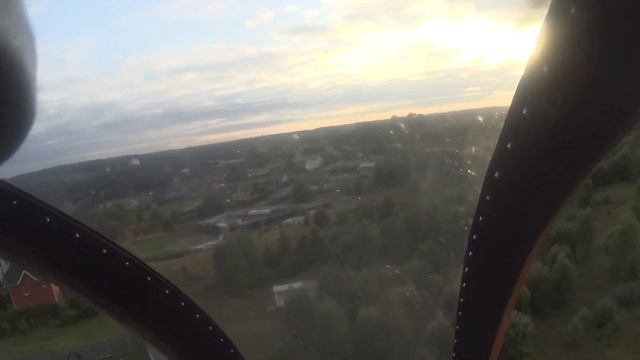 Mosquito Helicopter. Небольшой полет вокруг дачи.