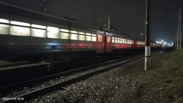 Электричка ЭД4М-0249 станция Софрино смотреть онлайн