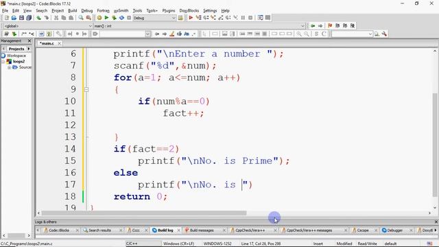 Program to Check if a number is Prime or not | Learn Programming in C смотреть онлайн