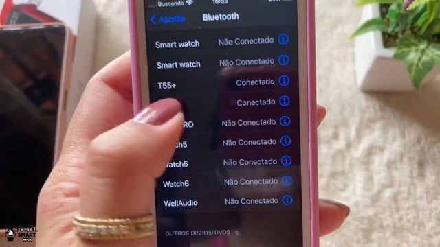 CONECTANDO SMARTWATCH T55+ NO IPHONE! ÓTIMA OPÇÃO ESTILO APPLE WATCH смотреть онлайн