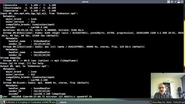 Convert MP4 to MP3 in LINUX смотреть онлайн
