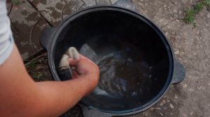 КАК ОБЖЕЧЬ КАЗАН? Простой и качественный метод обжигания чугунного казана.