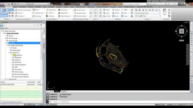 AutoCAD Civil 3D - Back to Basics 2- Surfaces From Contours - #CADline Community смотреть онлайн