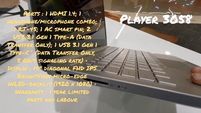 My First 10 gen HP Laptop 14s-cf2002TX 14" FHD (i5-10210U, 512GB SSD, 4GB, AMD Radeon 530 2GB смотреть онлайн