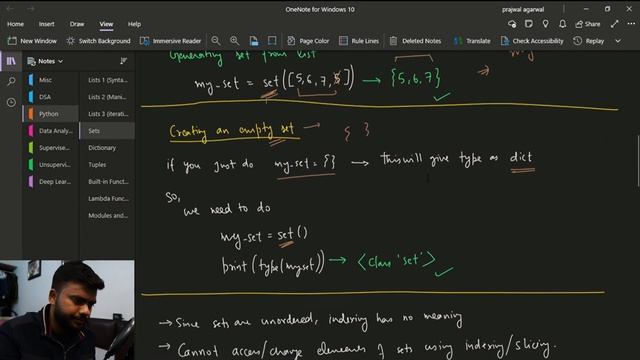 Sets in python | Syntax, Declaration, Manipulation | Python for Data Analysis смотреть онлайн