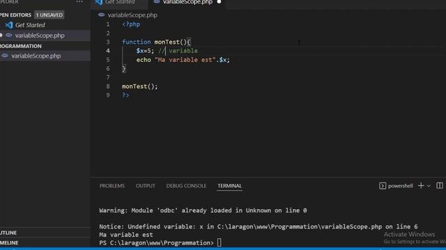 Variable Scope смотреть онлайн
