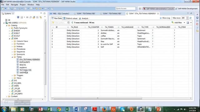SAP HANA INDEX смотреть онлайн