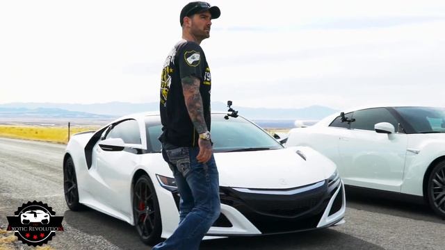 ACURA NSX 2017 VS NISSAN GTR 2016 смотреть онлайн