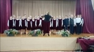 Образцовый детский хор "Созвучие"/ Весенняя песня И.С.Бах, переложение В.Попова, рус.т. С.Гинсберга