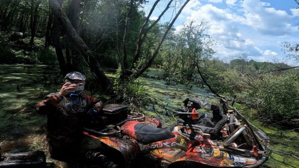 ATV УНОСИТ ТЕЧЕНИЕМ. Чемпионат Брянской области на ATV 2023. RUSAM