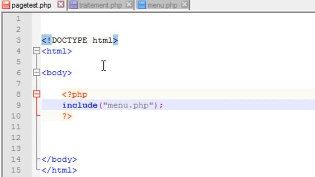 Création de sites web avec PHP et MYSQL – vidéo 16 La Fonction include смотреть онлайн