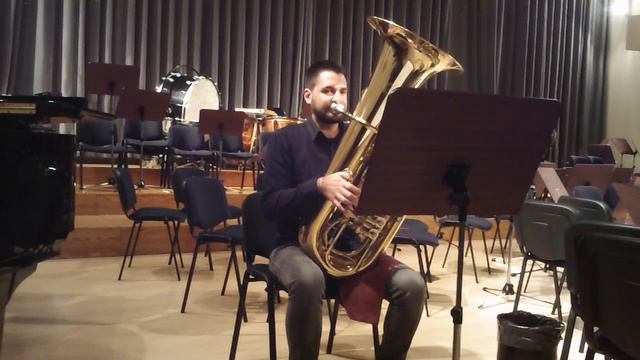 Strauss´ Horn Concerto No.1 Mov. II - Nicolás Portas (Tuba) смотреть онлайн